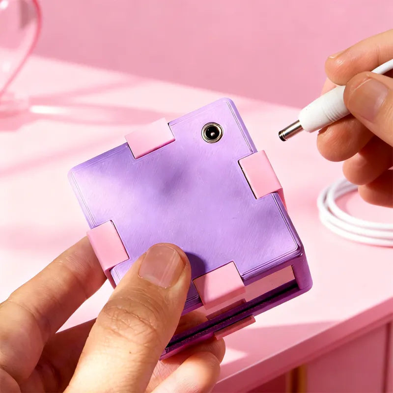 Custom Mirror Lamp Keychain Gift Box Shape Christmas Gift for Couple Valentines Gift